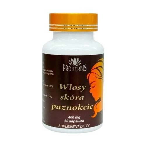 PROHERBIS Haar, huid en nagels, 60 capsules