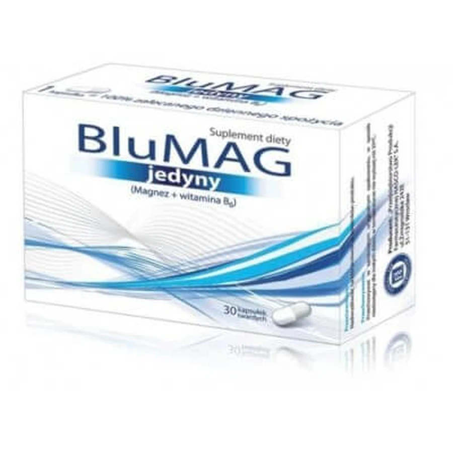 BLUMAG Magnesio Solo con Vitamina B6 - 30 cápsulas