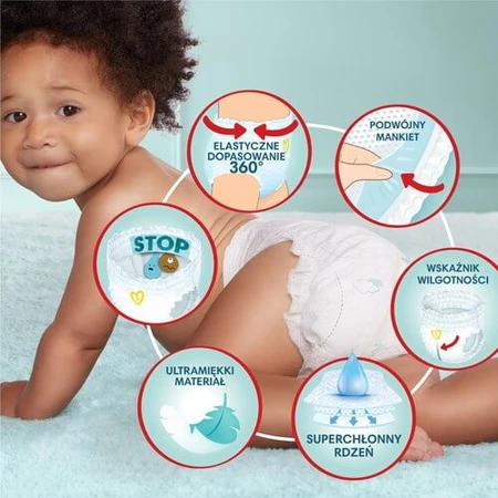 PAMPERS Premium Care luiers maat 3, 144 stuks
