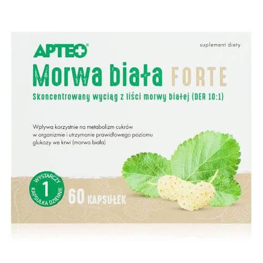 APTEO Weiße Maulbeere FORTE, 60 Kapseln