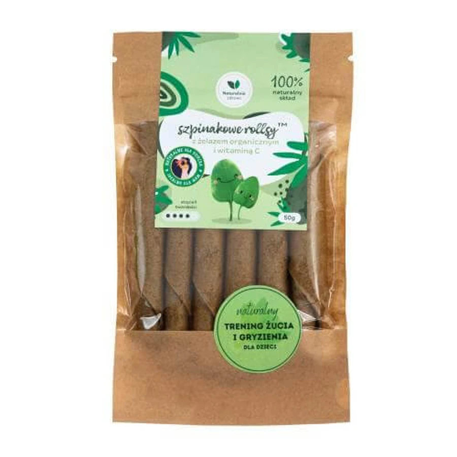 Natuurlijk gezonde spinazierolletjes met vitamine C, 50 g