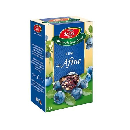 Thé aux myrtilles Aromfruct, 75 g, Fares