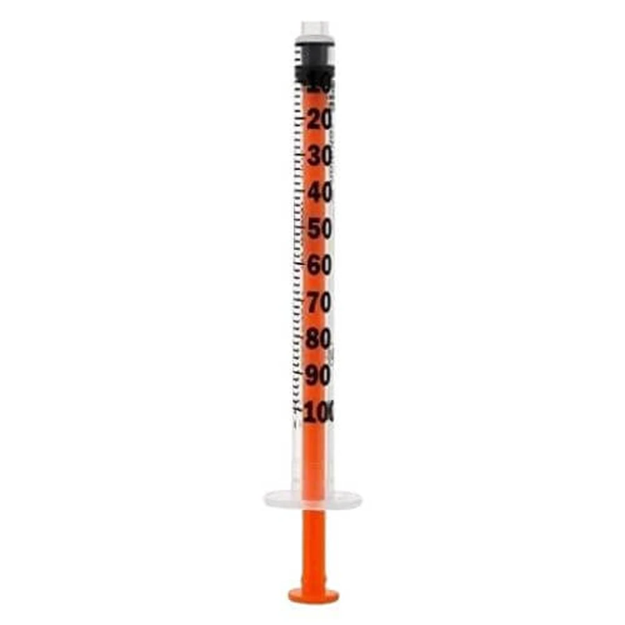 PIC Syringe 1 ml needleless, 160 pcs