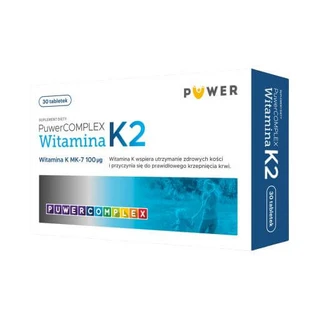 PuwerComplex Vitamina K2, 30 comprimidos
