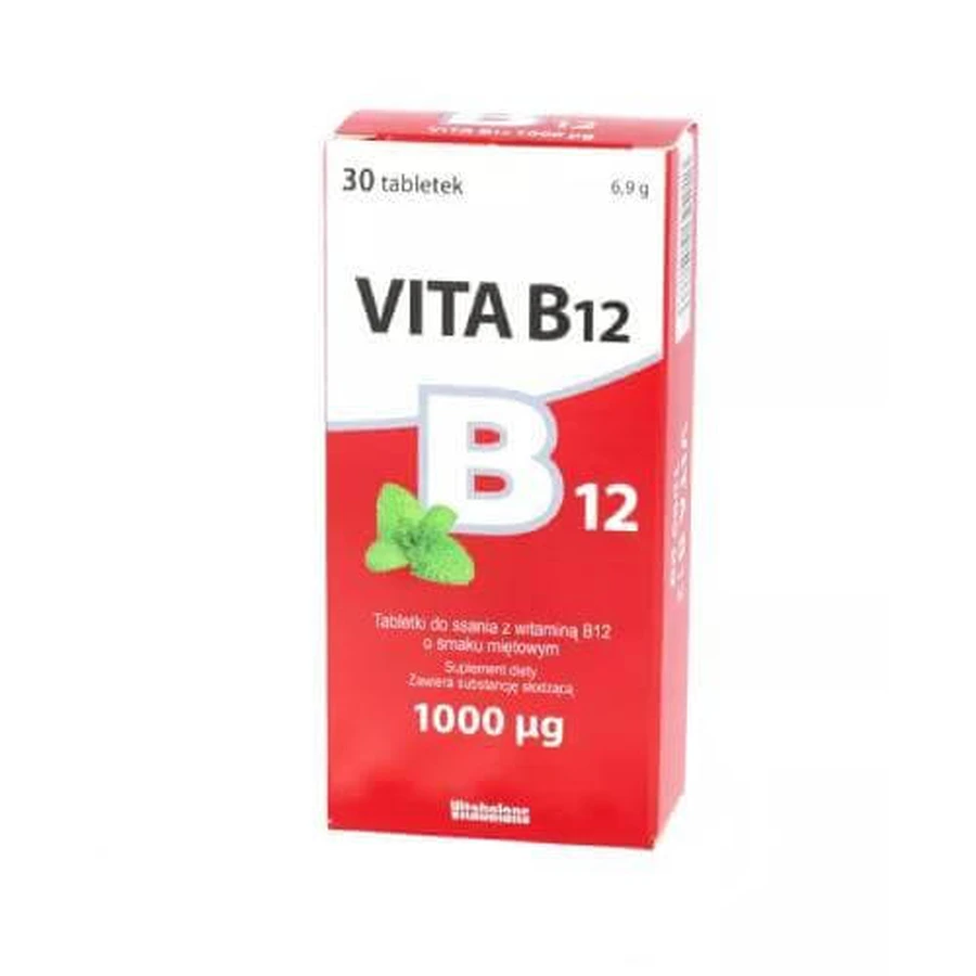 Vita B12 1000 μg, 30 tabl.