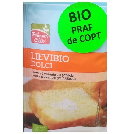 Biologisch bakpoeder, 4x 21 g, La Finestra Sul Cielo