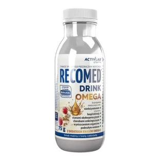 RecoMed Drink Omega framboos-witte chocoladesmaak, 75 g