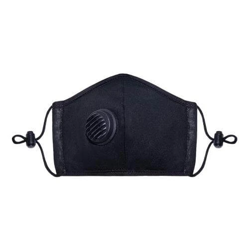 Kindermasker zwart +1 filter 4-7 jaar