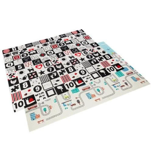 BOCIOLAND Opvouwbare schuimrubberen contrastmat 150x200cm City