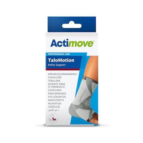 Actimove Professional Line Enkelstabilisator met compressie XXL links wit
