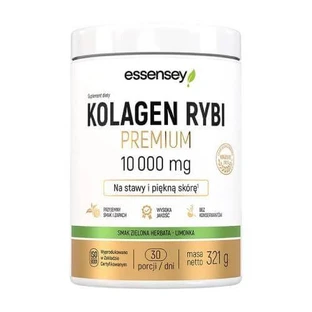 Essensey Viscollageen Premium smaak groene thee-limoen, 321 g