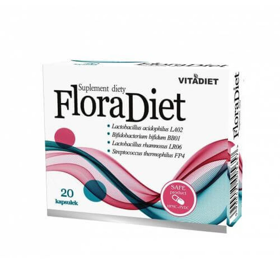 VITADIET FloraDiet, 20 caps