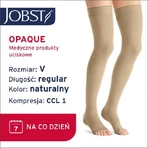 JOBST OPAQUE bas de compression long CCL1 naturel, taille 5 OP