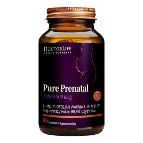 Doctor Life Prenataal foliumzuur 800mg, 90 capsules