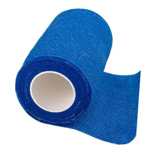PASO Cohesief verband, blauw, 4,5m x 10cm