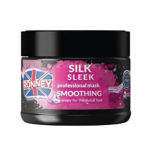 RONNEY Silk Sleek Smoothing Mask voor fijn en droog haar met zijde, 300ml
