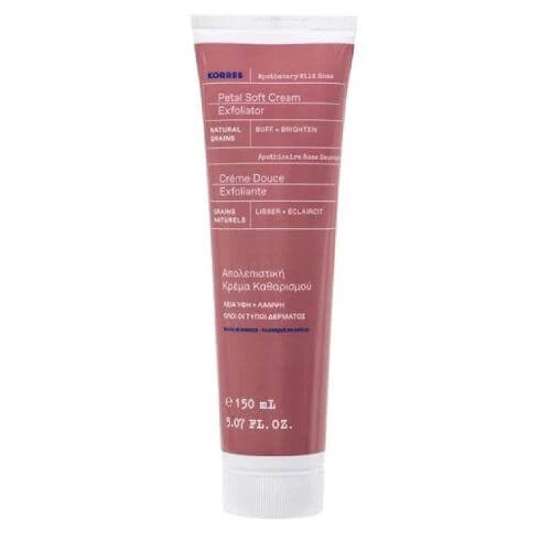 Korres Apothecary Wilde Roos Milde scrub gezichtswasgel, 150 ml