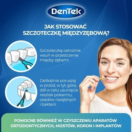 DENTEK Easy Brush Interdentalbürsten Größe 1,2,3, 10St.
