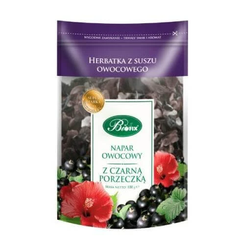 BiFix Vruchteninfusie met zwarte bes, 100g