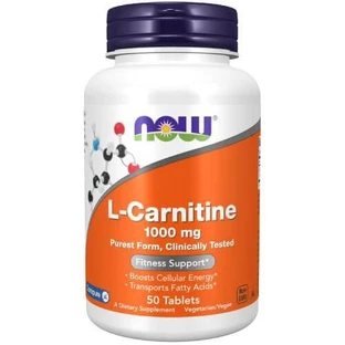 Now Foods, L-Carnitin 1000 mg, 50 Tabletten