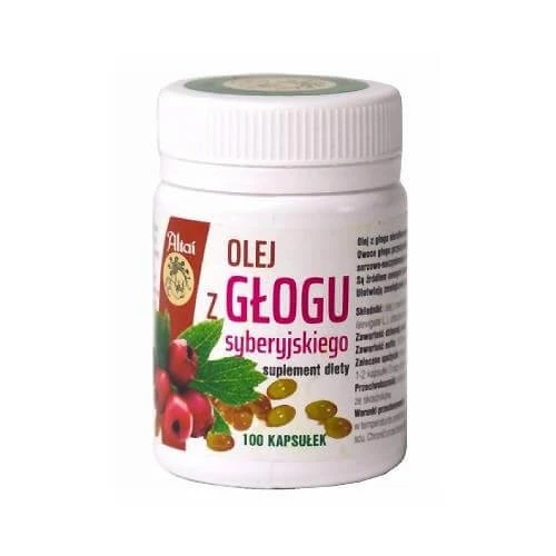 Altai Siberische Meidoorn Olie, 100 capsules