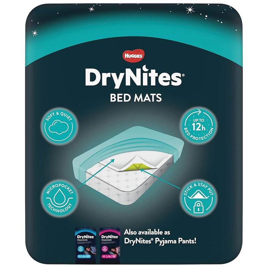 DryNites Bed Matten, 7 stuks, Huggies