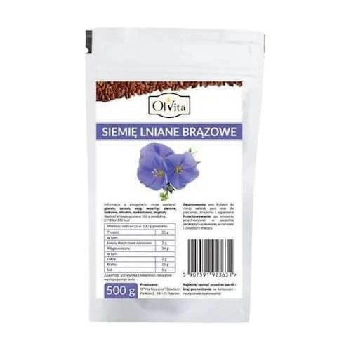 OLVITA Bruin lijnzaad, 500g