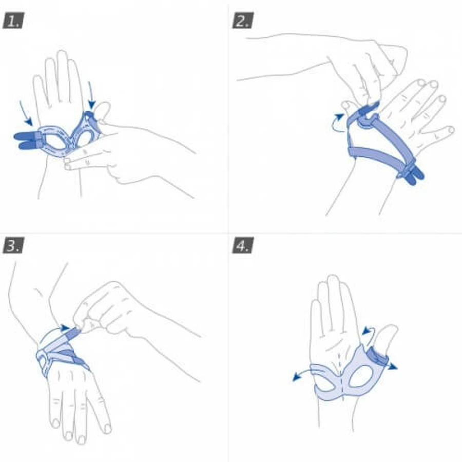 Actimove Professional Line Duimbrace maat L (links) grijs, 1st