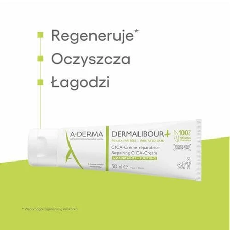 A-DERMA DERMALIBOUR+ CICA Crema ristrutturante, 50ml
