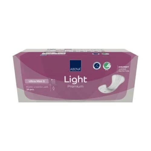 ABENA light premium ultra mini 0 - inlegzolen, 24st