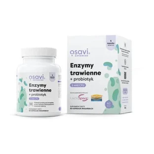 Osavi Enzimas Digestivas Avanzadas + Probiótico, 60 cápsulas