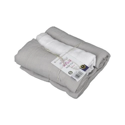 BabyMatex Muslin luiers 70x80cm Grijs, 3st