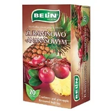 Belin Vruchtenthee met veenbessen- en ananassmaak, 20 x 2 g