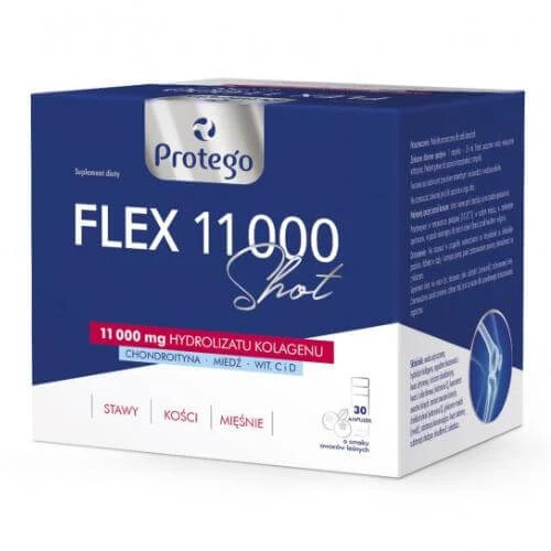 Protego Flex 11 000 Shot, 30 amp. - voedingssupplement met collageen