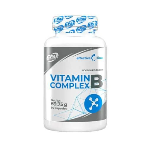 6Pak Voeding Vitamine B-complex, 90 caps