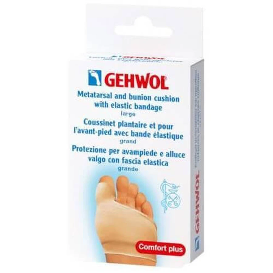 Gehwol Vorfuß- und Halluxkissen mit Gummiband groß, 1 Stück