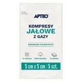 APTEO CARE sterile Mulltupfer 5x5cm, 5 Stk.
