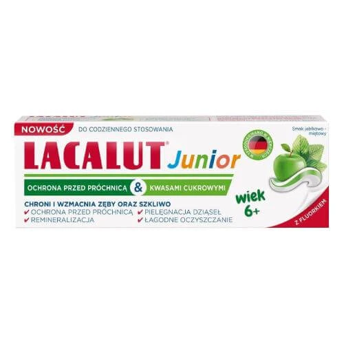 LACALUT Junior Tandpasta voor kinderen vanaf 6 jaar, 55ml