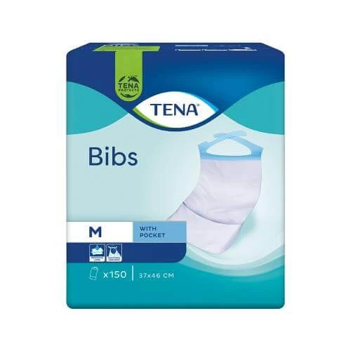 Tena Slabbetjes voor volwassenen M 37 x 46 cm, 150 stuks