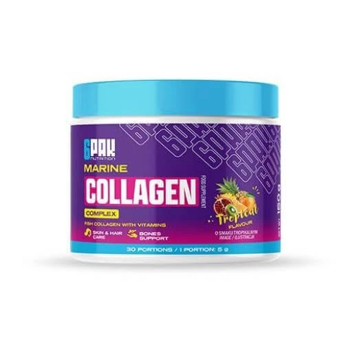 6Pak Nutrition Marine Collagen Complex tropische vruchtensmaak, 150 g