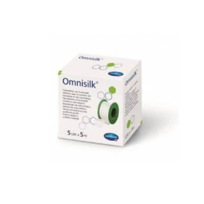 OMNISILK Zijden kleefstof 5cm x 5m, 1 st