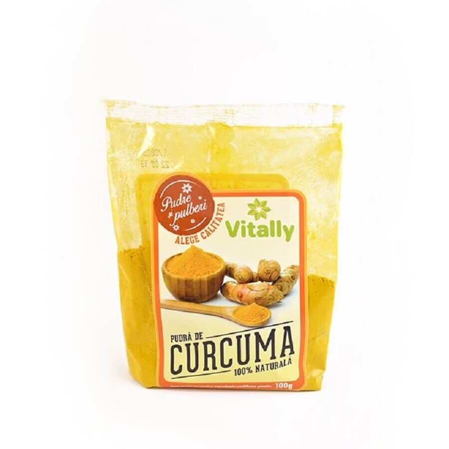 Kurkumapulver (Turmeric), 100 gr, Vitally