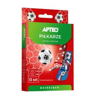 APTEO Pleisters voor kinderen - voetballers, 12 stuks