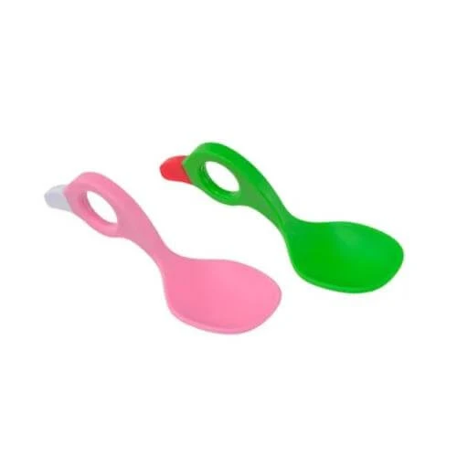 ICAN Eerste Onderwijslepel Groen/Roze, 2st