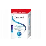 DERMENA Shampooing inhibiteur de chute de cheveux, 2x200ml