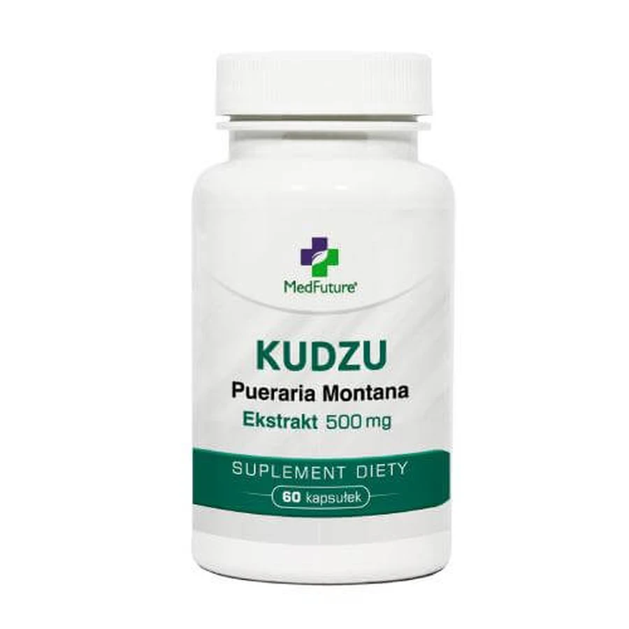 MEDFUTURE Extracto de raíz de Kudzu 500 mg, 60 cápsulas