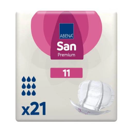 ABENA SAN 11 Premium anatomische luiers, 21 stuks