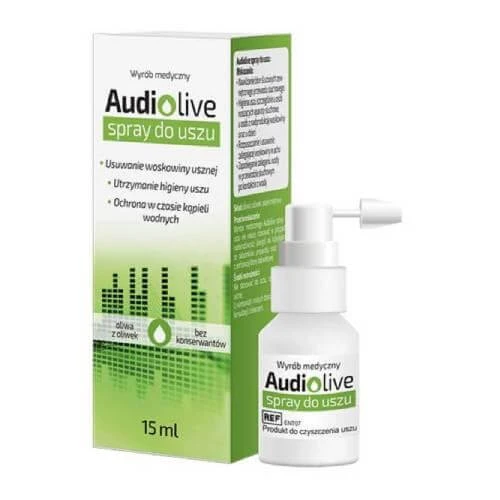 Audiolive Oorspray, 15 ml