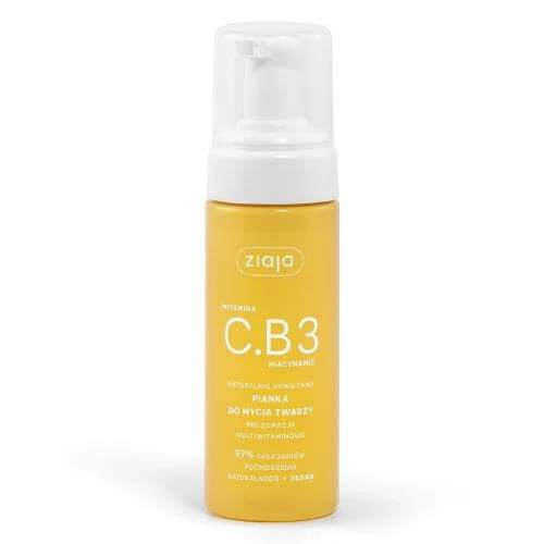 Ziaja Vitamine C.B3 Niacinamide Gezichtsschuim, 150 ml