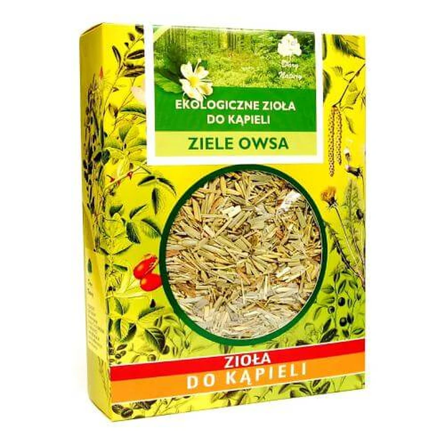 DARY NATURY paie de ovăz ierburi organice pentru baie, 150g